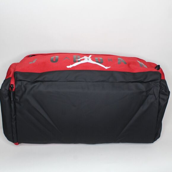 Nike Air Jordan Jumpman Sport Duffel Bag Gym Red Shoe Garage Size M 60L New - Picture 7 of 7